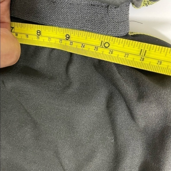 Tek Gear sz XS yoga top gray with lime green accents - Picture 4 of 11